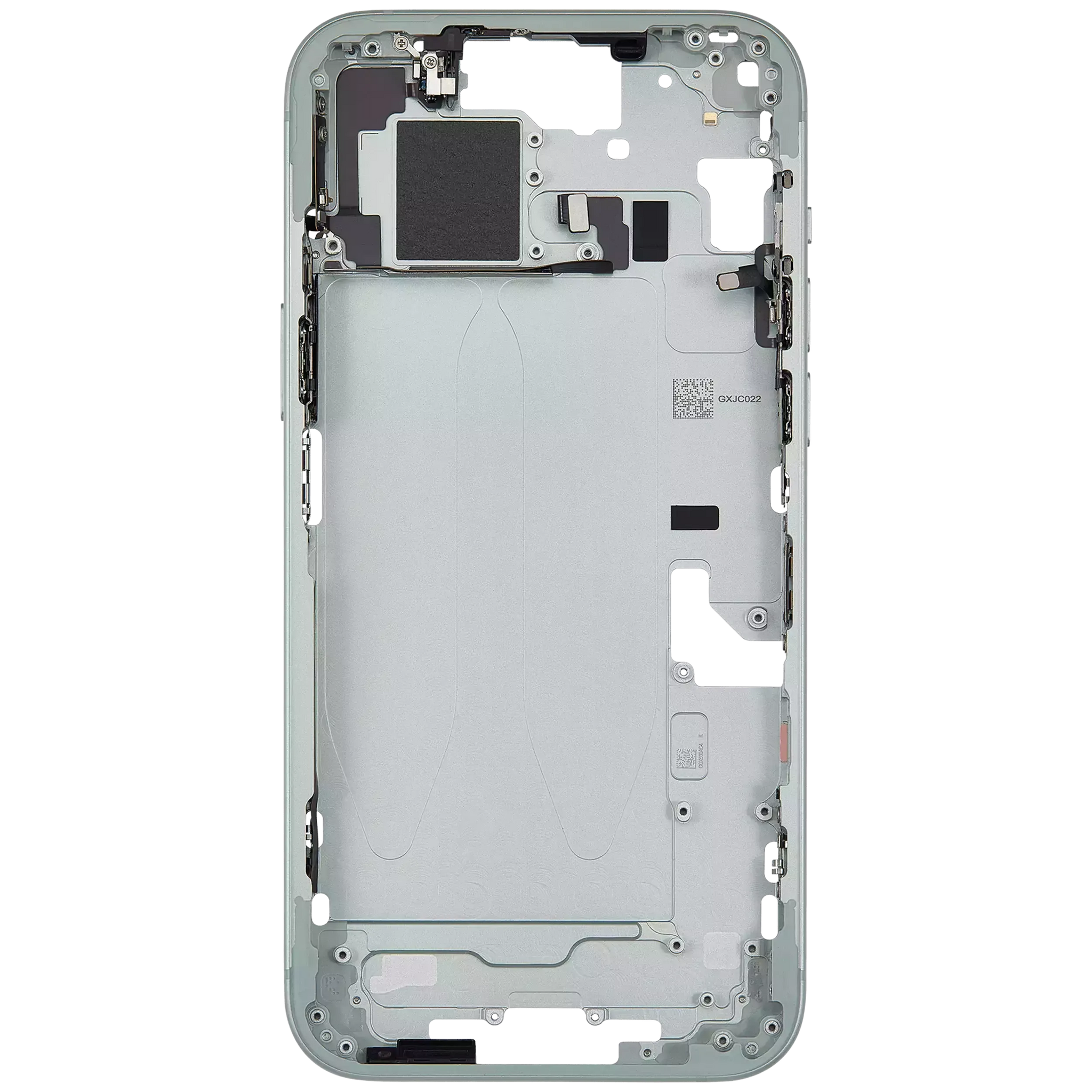 Mid-Frame Housing W/ Small Parts For iPhone 15 Plus (EU / Global Version) (Pull) (Green)