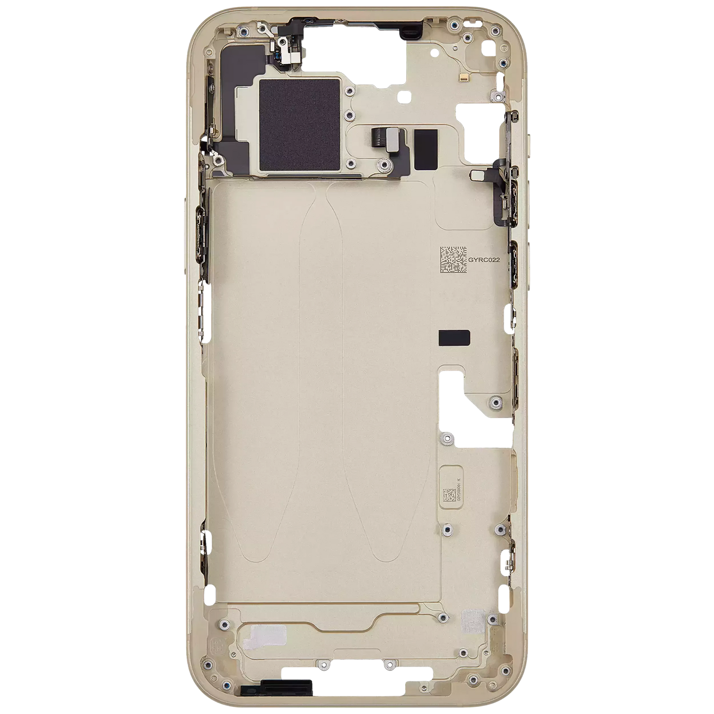 Mid-Frame Housing W/ Small Parts For iPhone 15 Plus (EU / Global Version) (Pull) (Yellow)