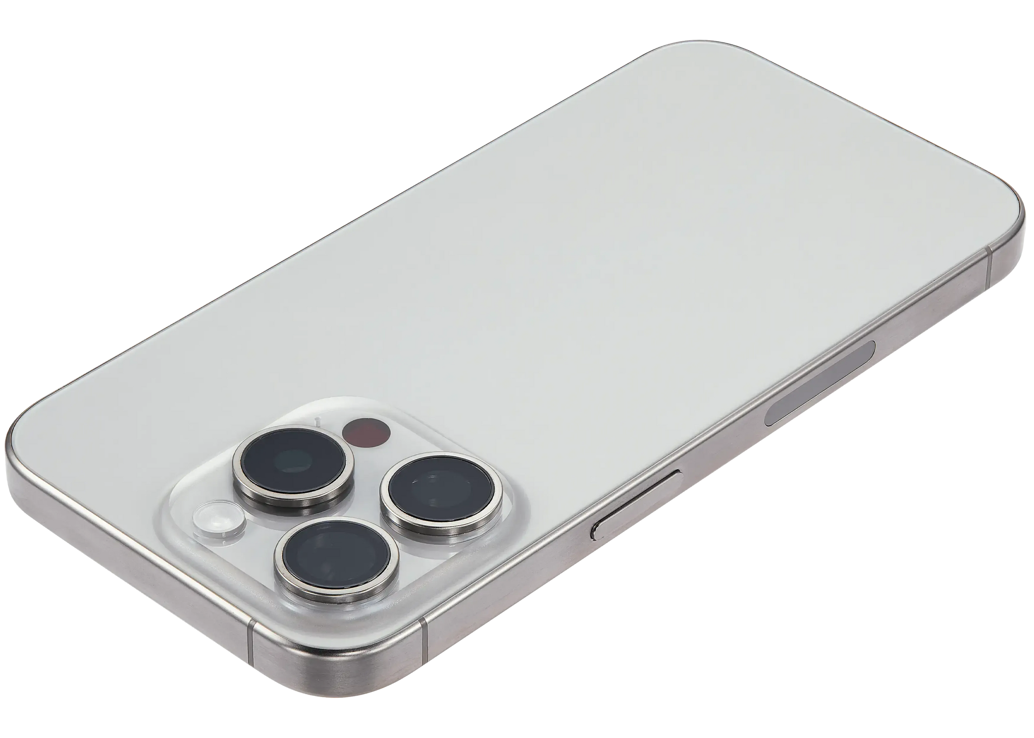 Back Housing W/ Small Parts For iPhone 15 Pro (US Version) (Pull) (White Titanium)