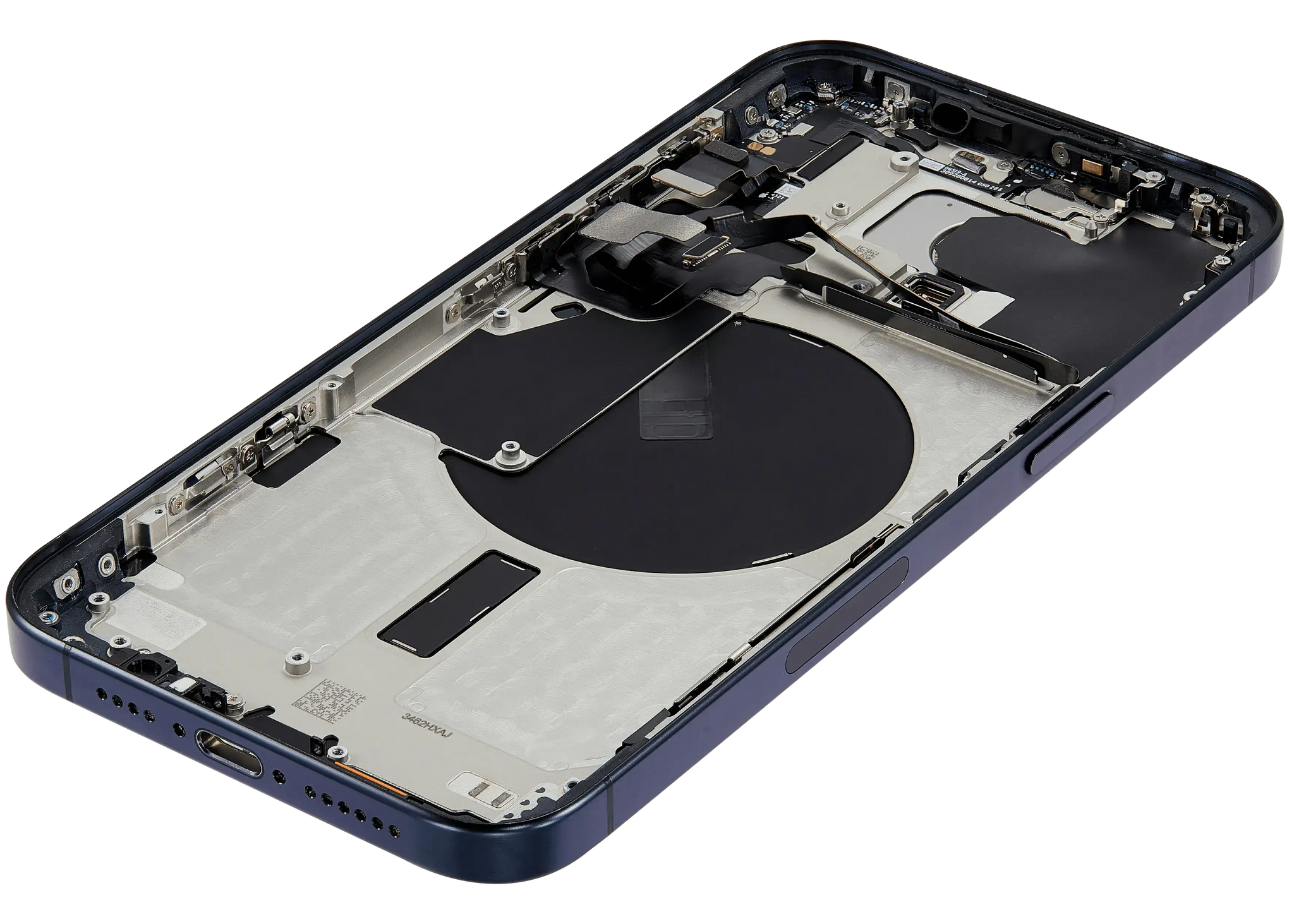 Back Housing W/ Small Parts For iPhone 15 Pro Max (US Version) (Pull) (Blue Titanium)