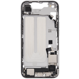 Mid-Frame Housing W/ Charging Port Flex & Small Parts For iPhone 16e (US Version) (Pull) (White)