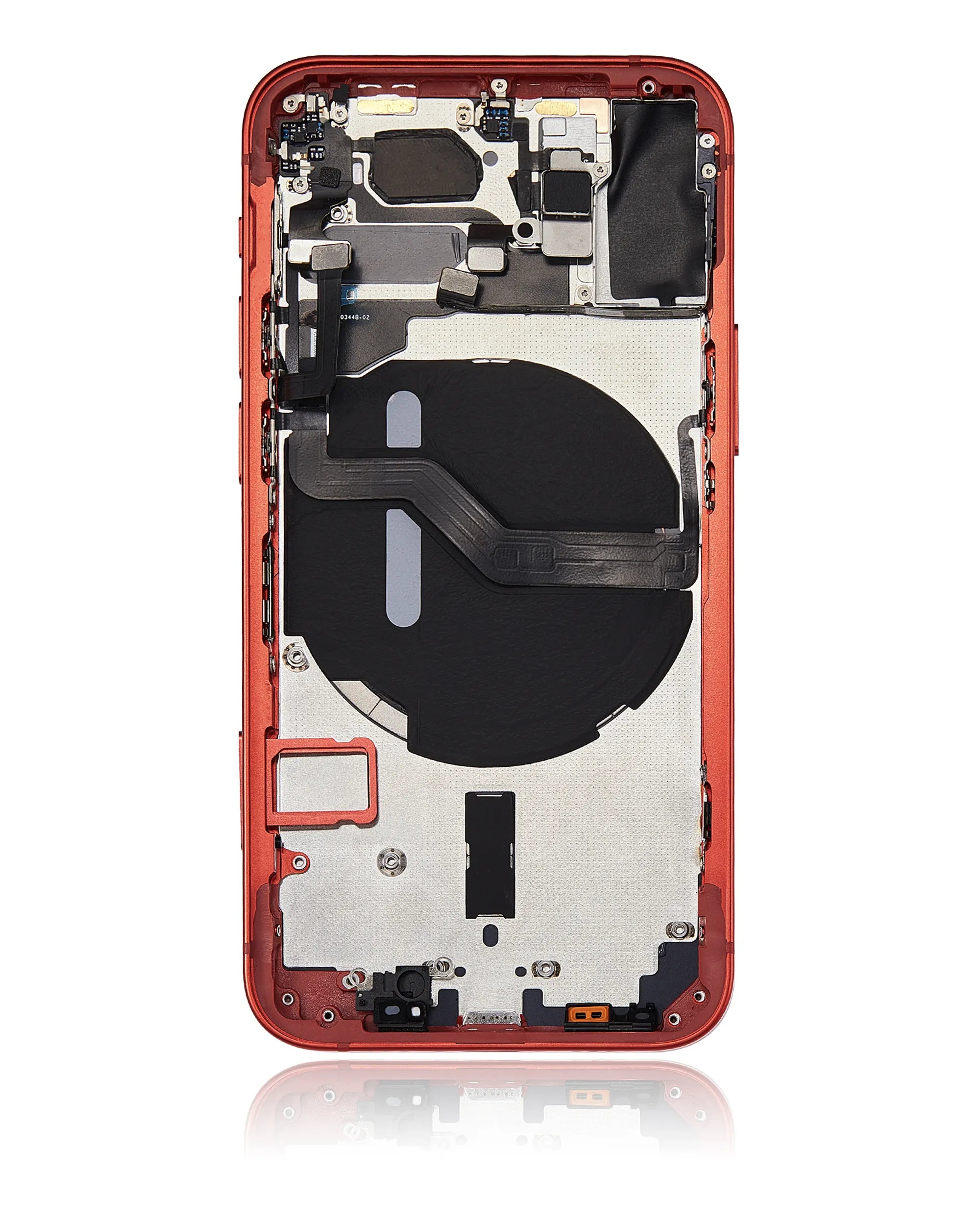 Back Housing W/ Small Parts For iPhone 12 Mini (EU / Global Version) (Pull) (Red)