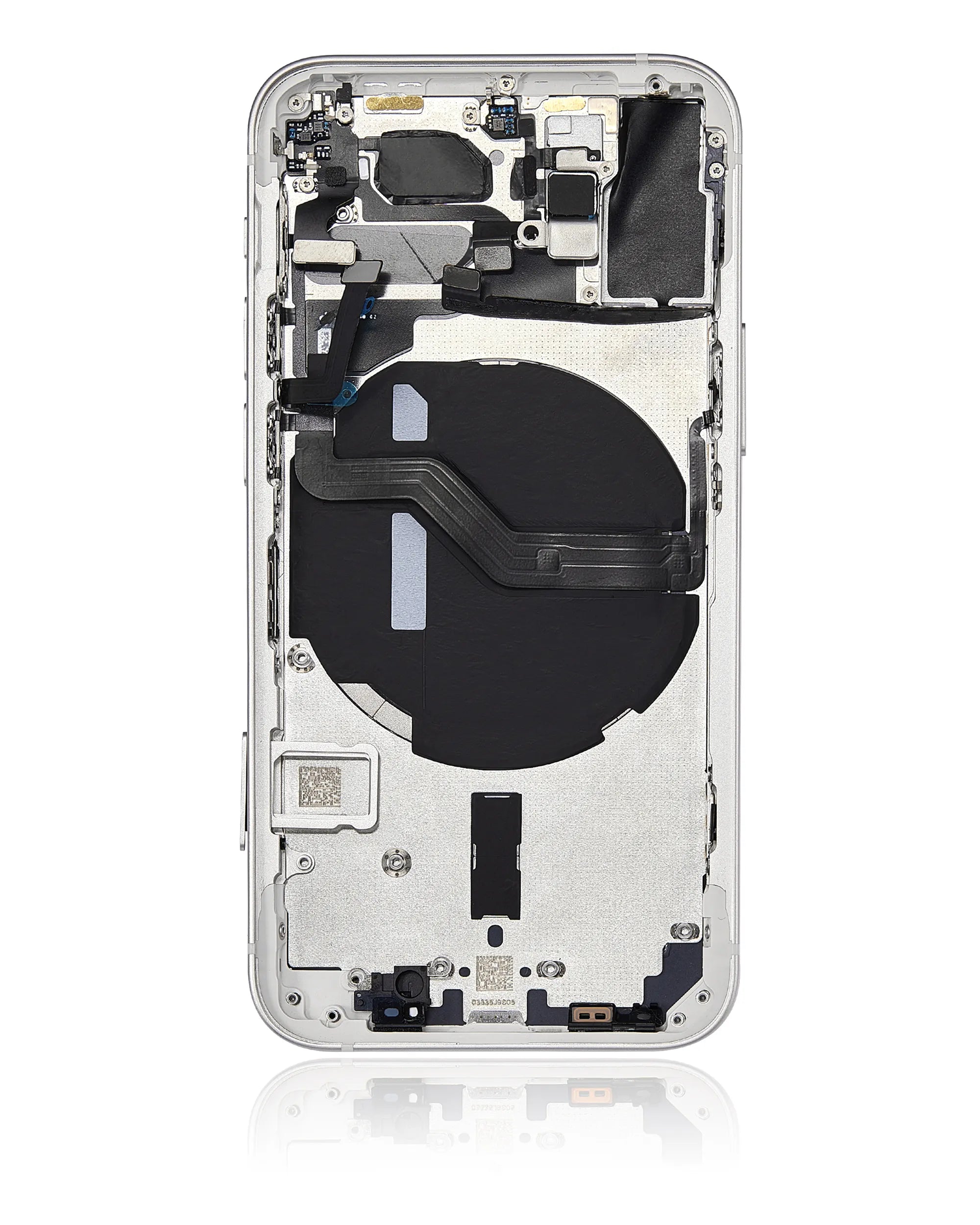 Back Housing W/ Small Parts For iPhone 12 Mini (EU / Global Version) (Pull) (White)