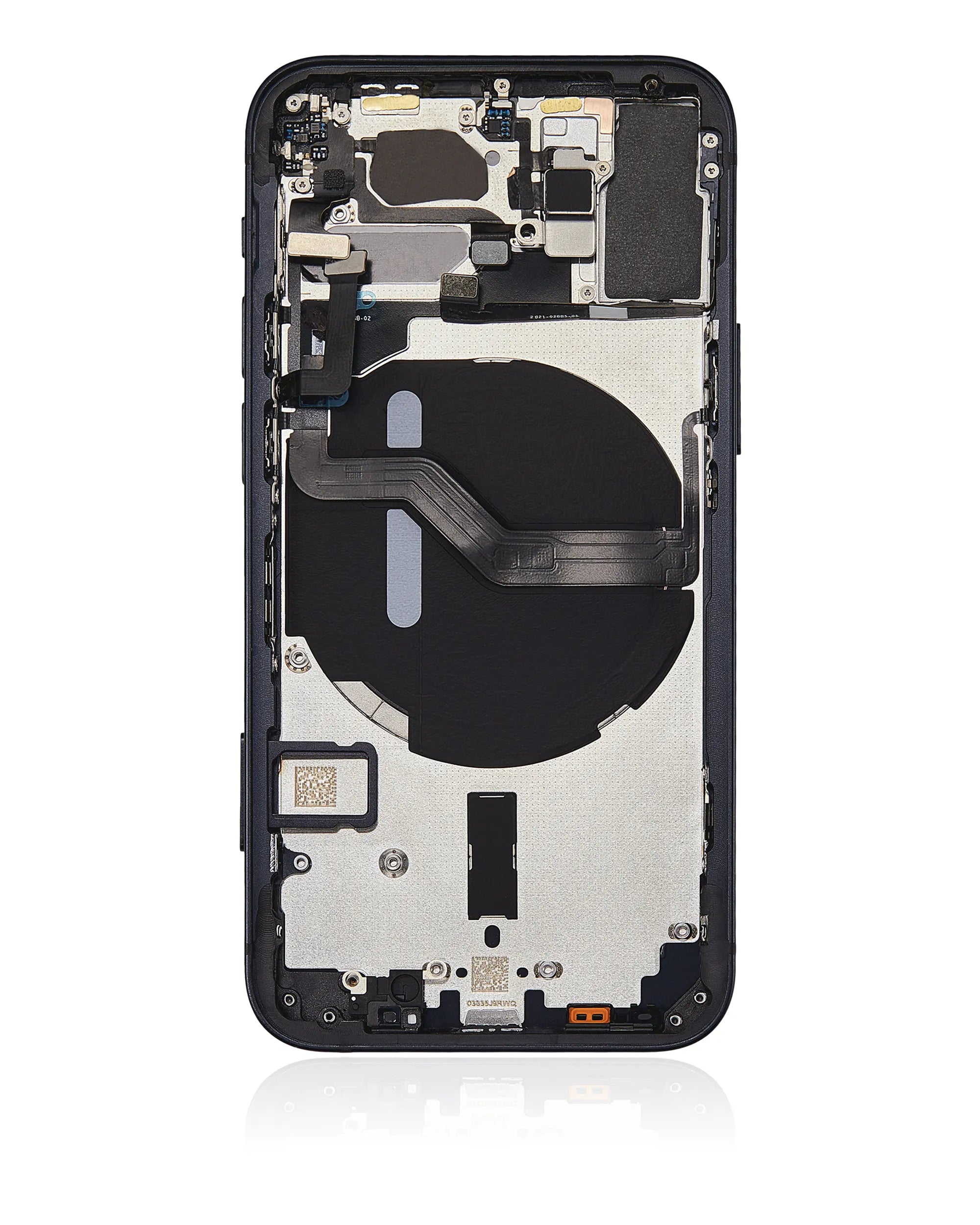 Back Housing W/ Small Parts For iPhone 12 Mini (EU / Global Version) (Pull) (Black)