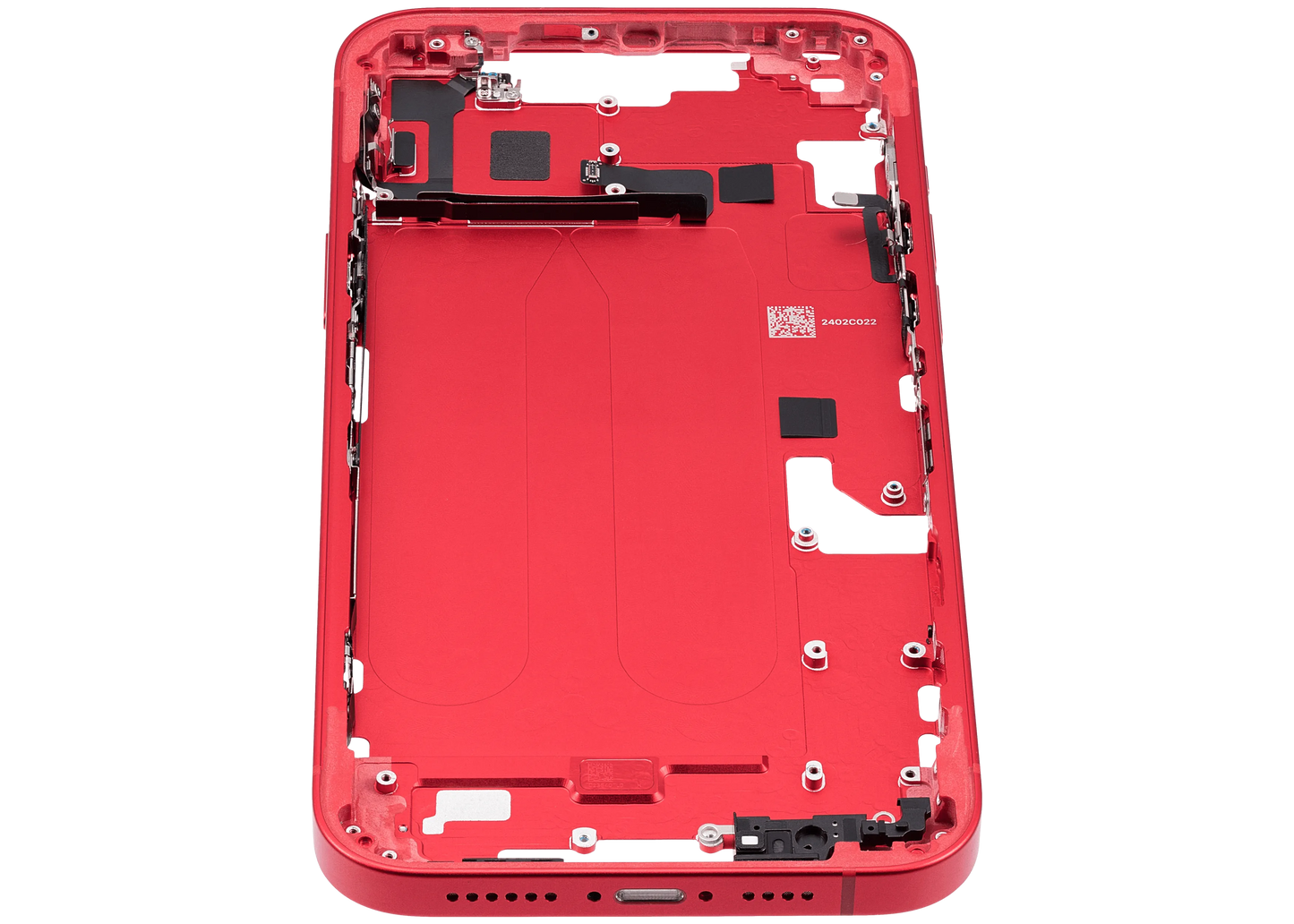 Mid-Frame Housing W/ Small Parts For iPhone 14 Plus (EU / Global Version) (Pull) (Red)