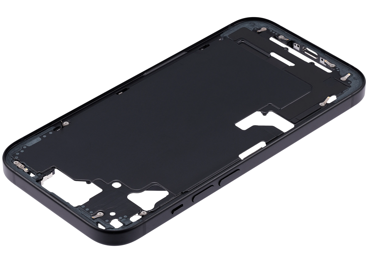 Mid-Frame Housing W/ Small Parts For iPhone 15 (US Version) (Pull (Black)