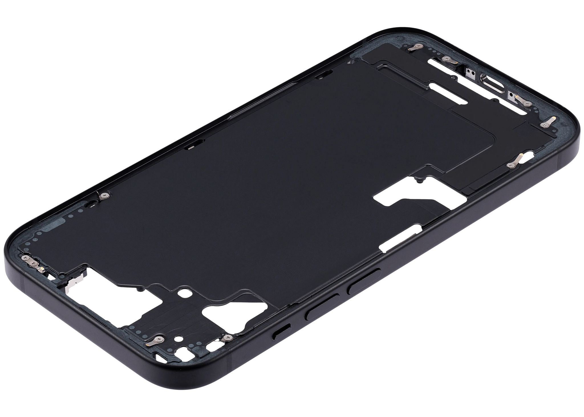 Mid-Frame Housing W/ Small Parts For iPhone 15 (US Version) (Pull (Black)