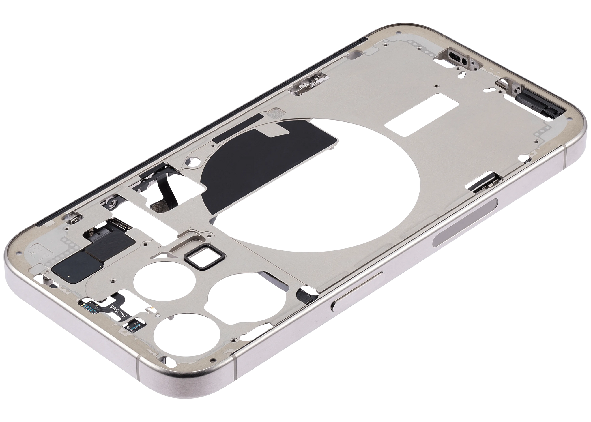 Mid-Frame Housing W/ Small Parts For iPhone 15 Pro (US Version) (Pull) (Natural Titanium)