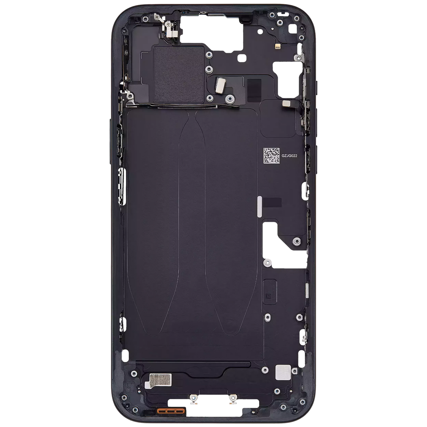 Mid-Frame Housing W/ Small Parts For iPhone 15 Plus (EU / Global Version) (Pull) (Black)
