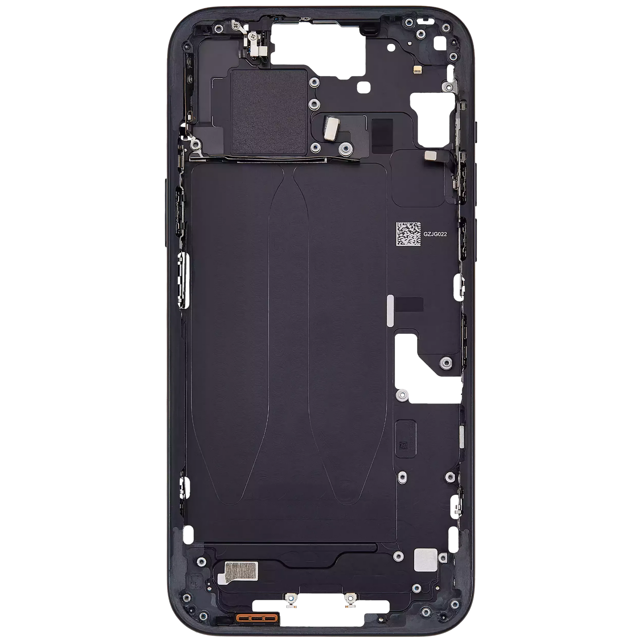 Mid-Frame Housing W/ Small Parts For iPhone 15 Plus (EU / Global Version) (Pull) (Black)