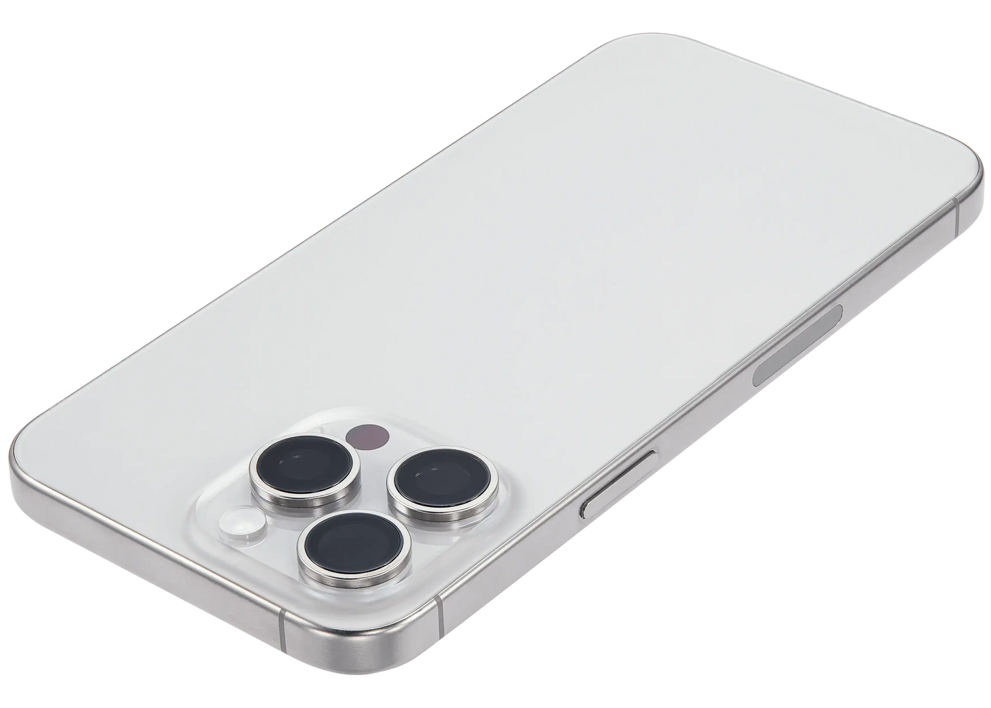Back Housing W/ Small Parts For iPhone 15 Pro Max (US Version) (Pull) (White Titanium)