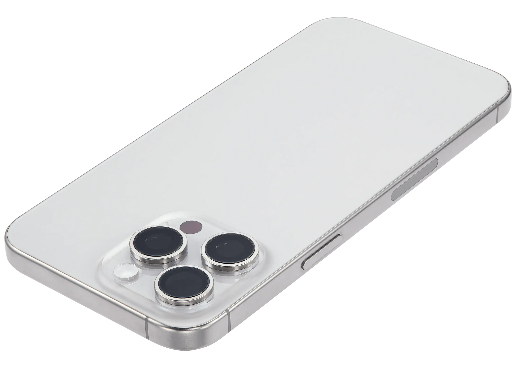 Back Housing W/ Small Parts For iPhone 15 Pro Max (US Version) (Pull) (White Titanium)