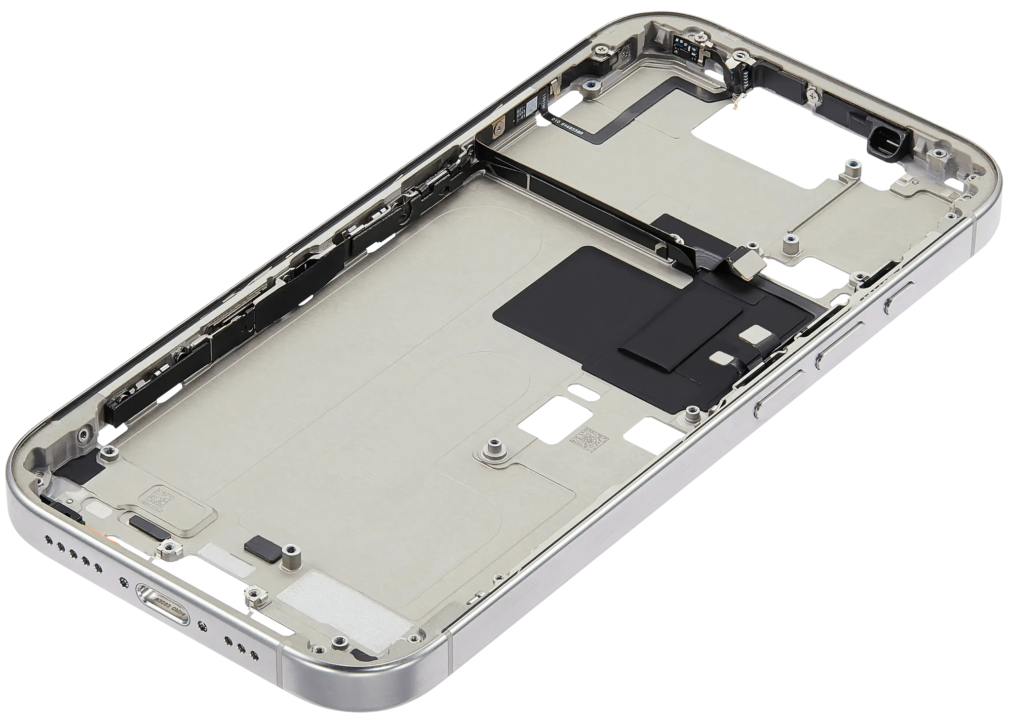 Mid-Frame Housing W/ Small Parts For iPhone 16 Pro (US Version) (Pull) (Natural Titanium)