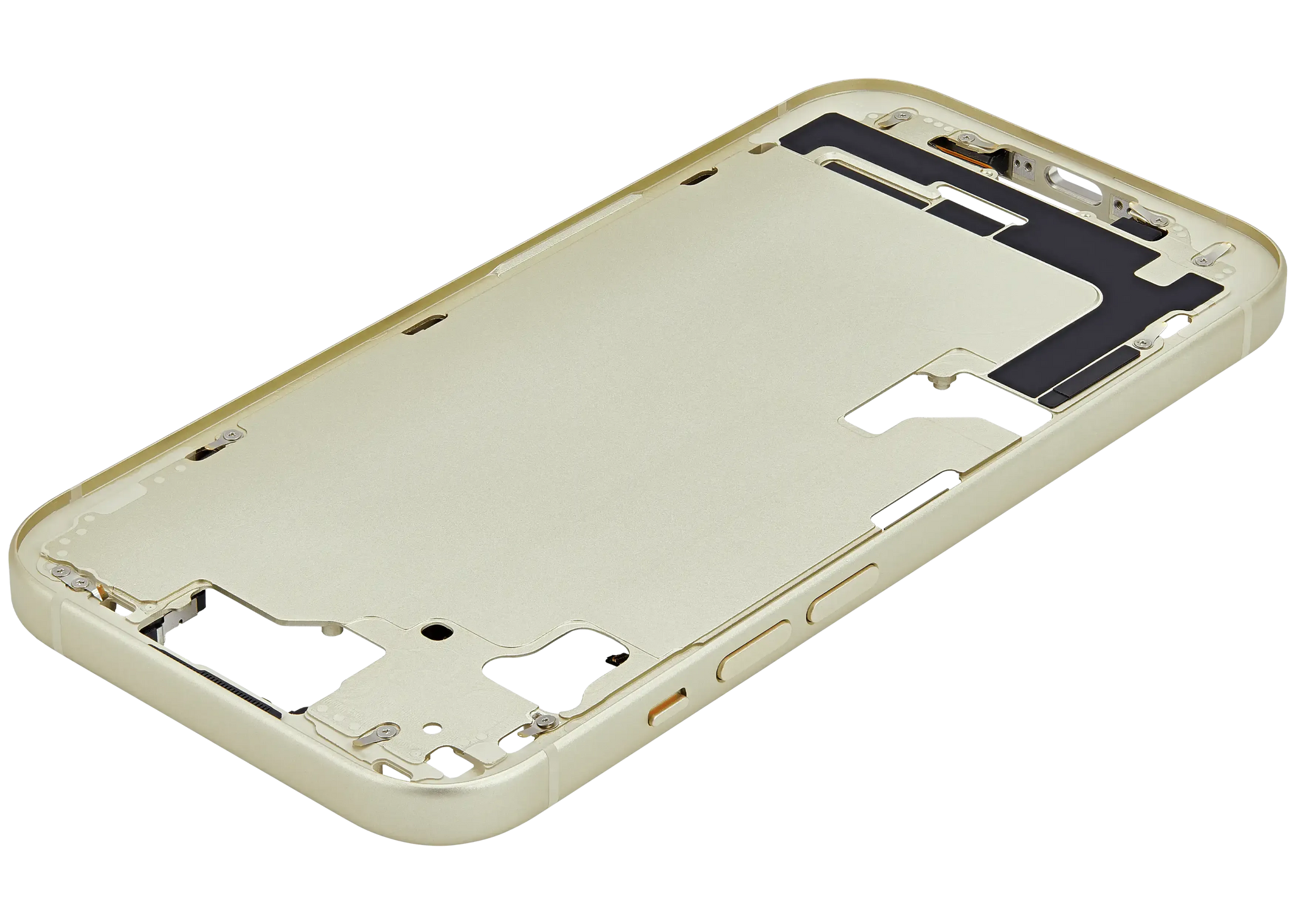 Mid-Frame Housing W/ Small Parts For iPhone 15 (US Version) (Pull) (Yellow)