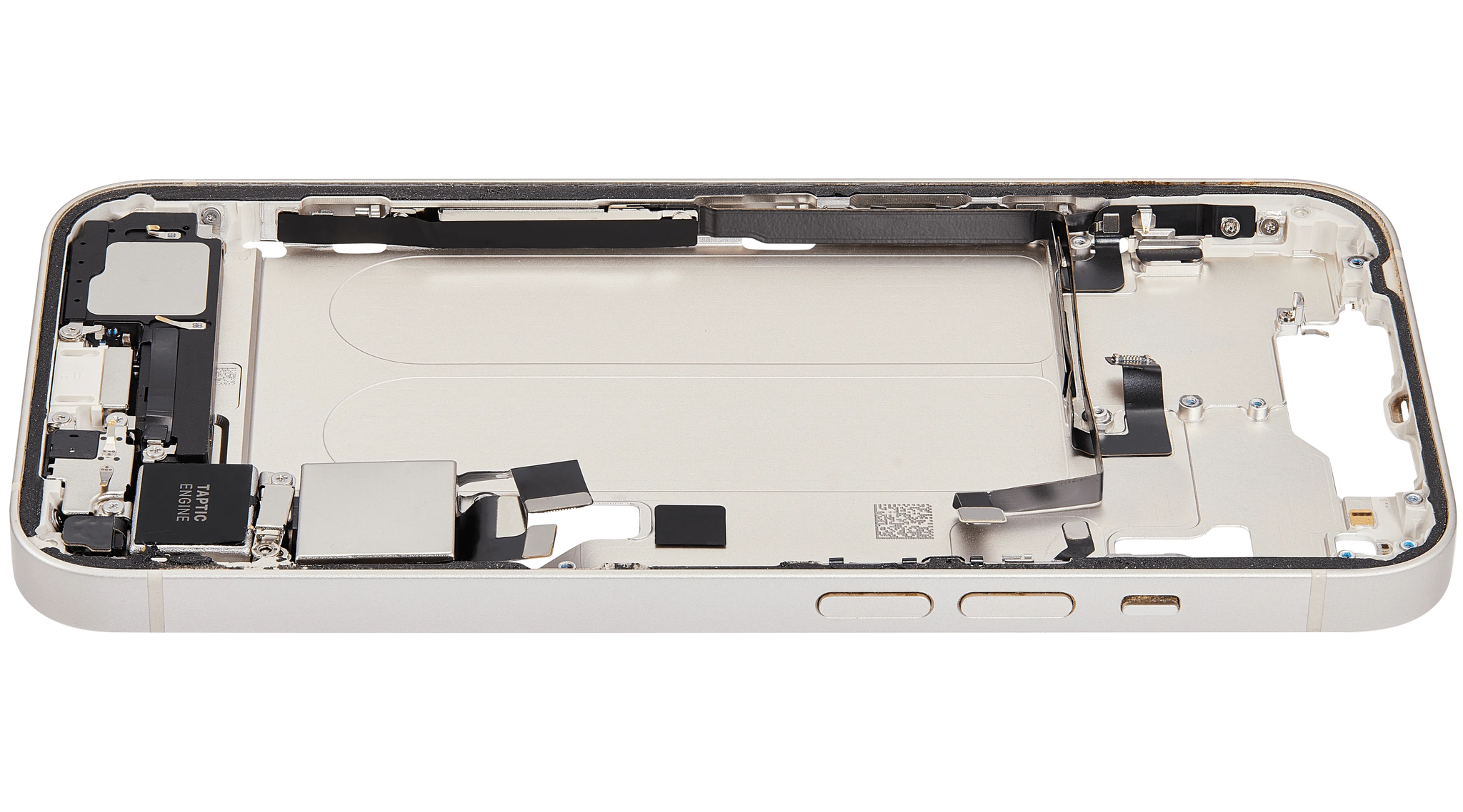 Mid-Frame Housing W/ Charging Port Flex & Small Parts For iPhone 14 (US Version) (Pull) (Starlight)