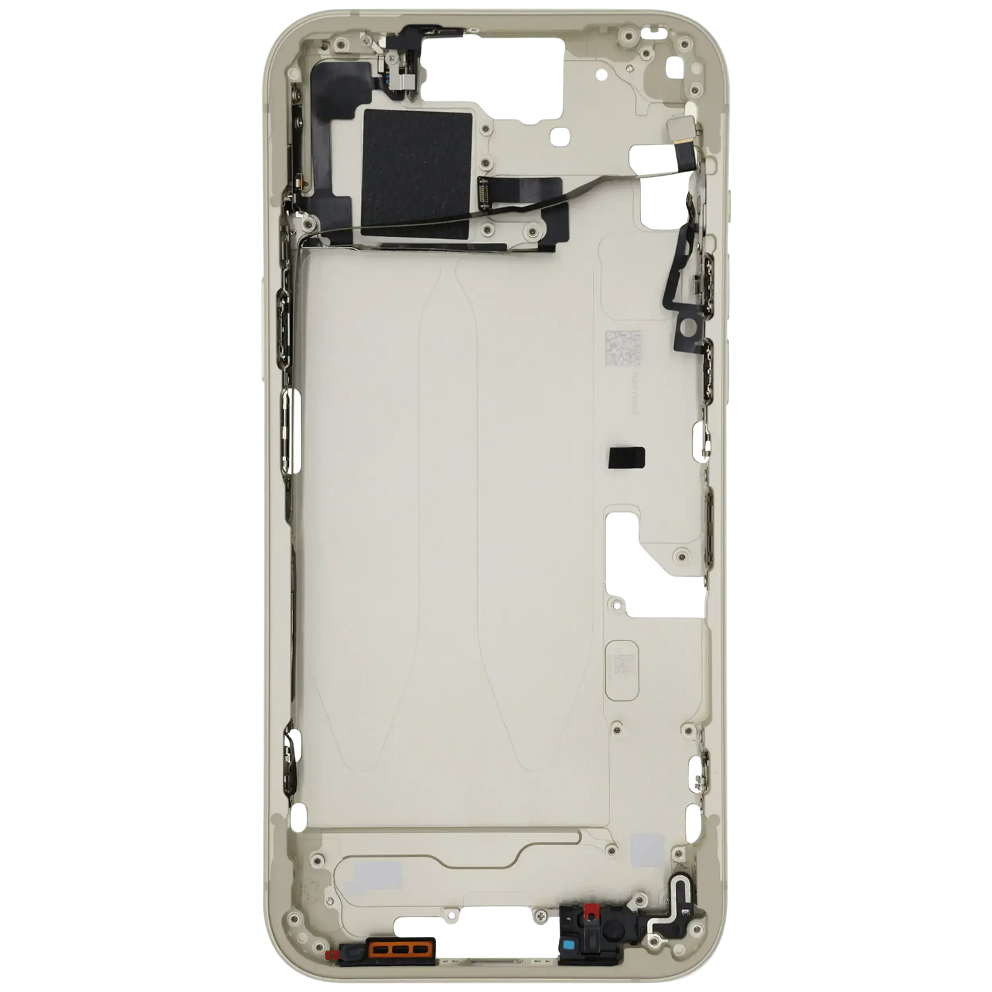 Mid-Frame Housing W/ Small Parts For iPhone 15 Plus (US Version) (Pull) (Yellow)