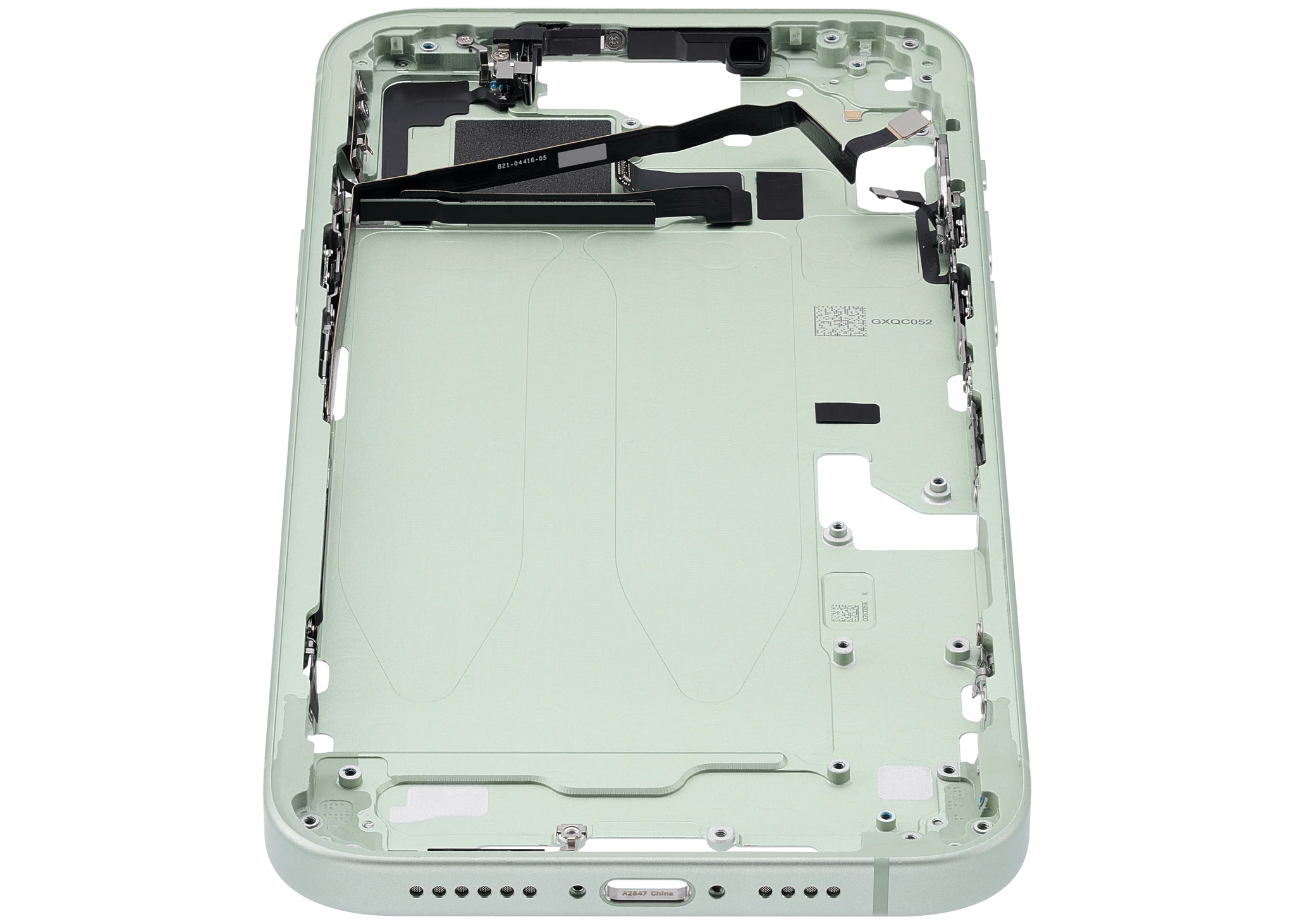 Mid-Frame Housing W/ Small Parts For iPhone 15 Plus (US Version) (Pull) (Green)