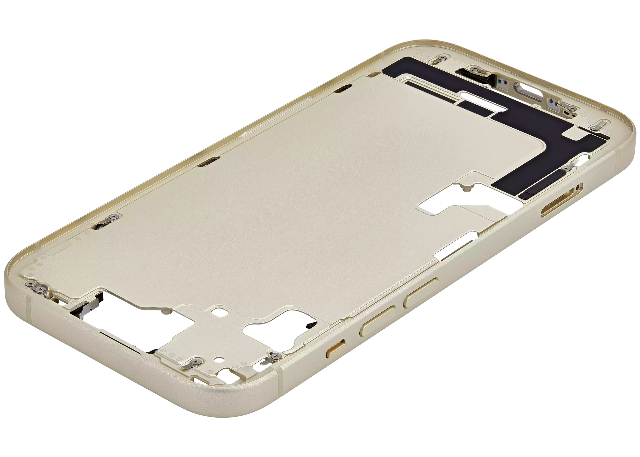 Mid-Frame Housing W/ Small Parts For iPhone 15 (EU / Global Version) (Pull) (Yellow)