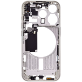 Mid-Frame Housing W/ Small Parts For iPhone 15 Pro (US Version) (Pull) (White Titanium)
