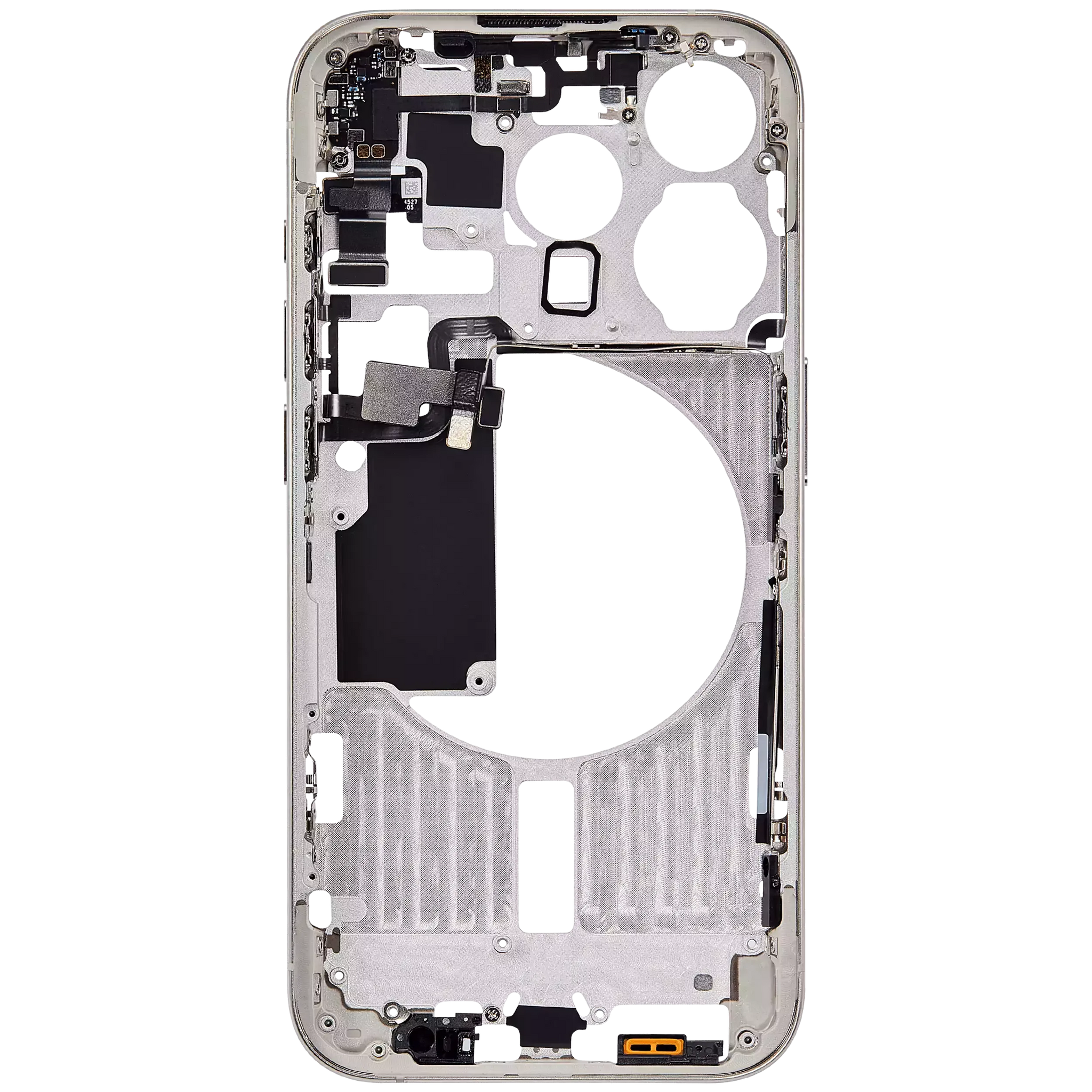 Mid-Frame Housing W/ Small Parts For iPhone 15 Pro (US Version) (Pull) (White Titanium)