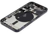 Back Housing W/ Small Parts Compatible For iPhone 15 Pro (US Version) (Pull) (Black Titanium)