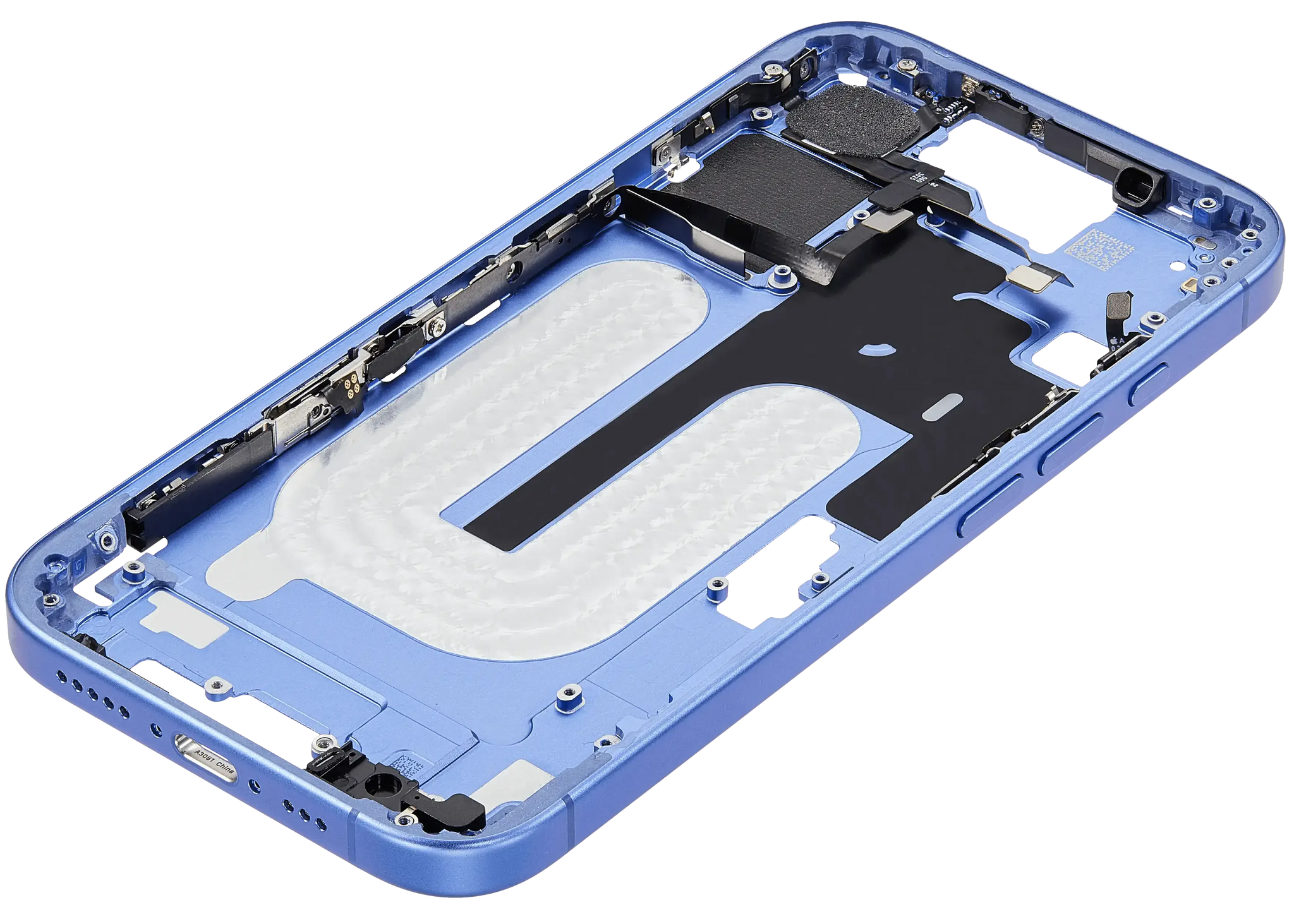 Mid-Frame Housing W/ Small Parts For iPhone 16 (US Version) (Pull) (Ultramarine)