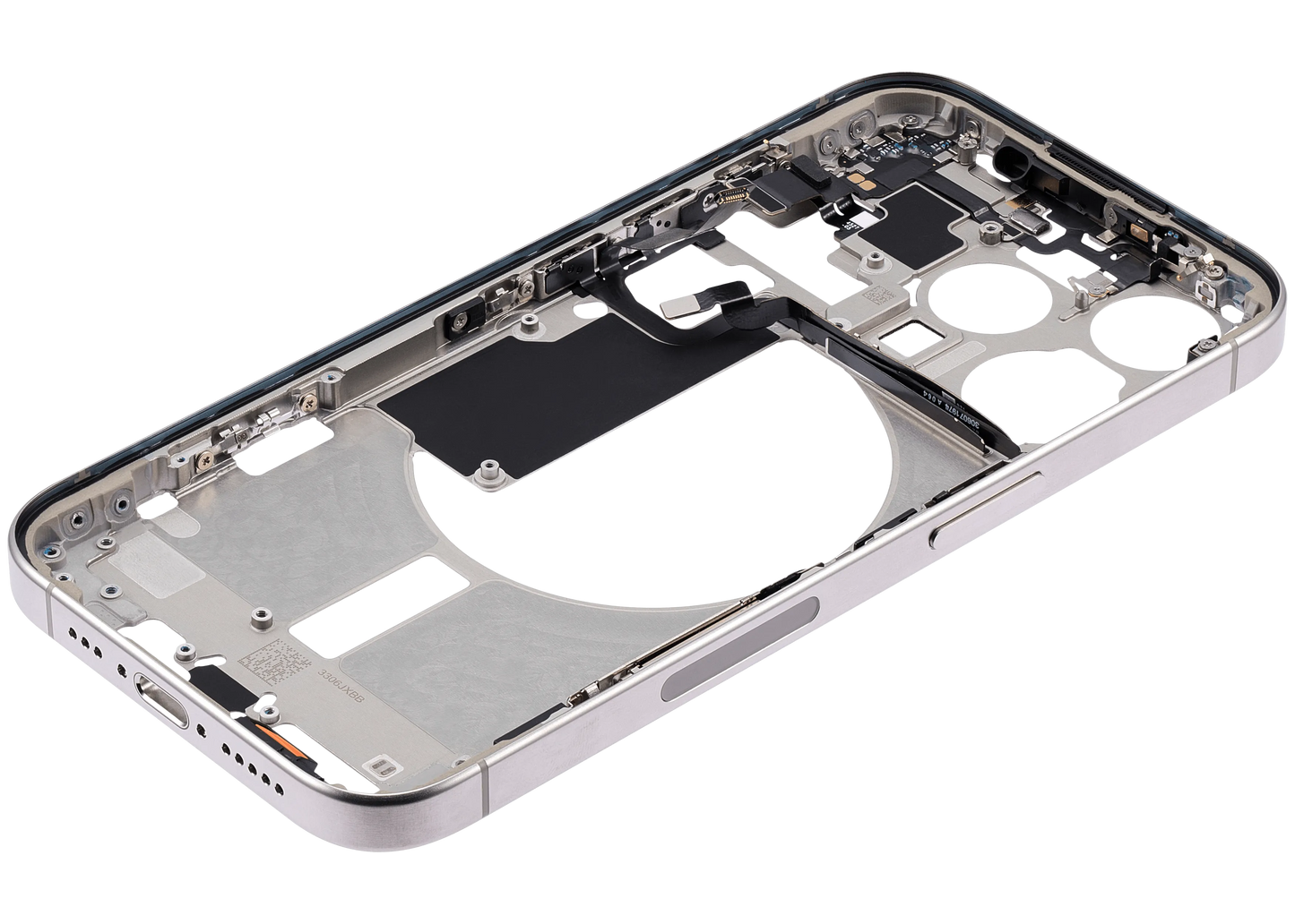 Mid-Frame Housing W/ Small Parts For iPhone 15 Pro (US Version) (Pull) (Natural Titanium)