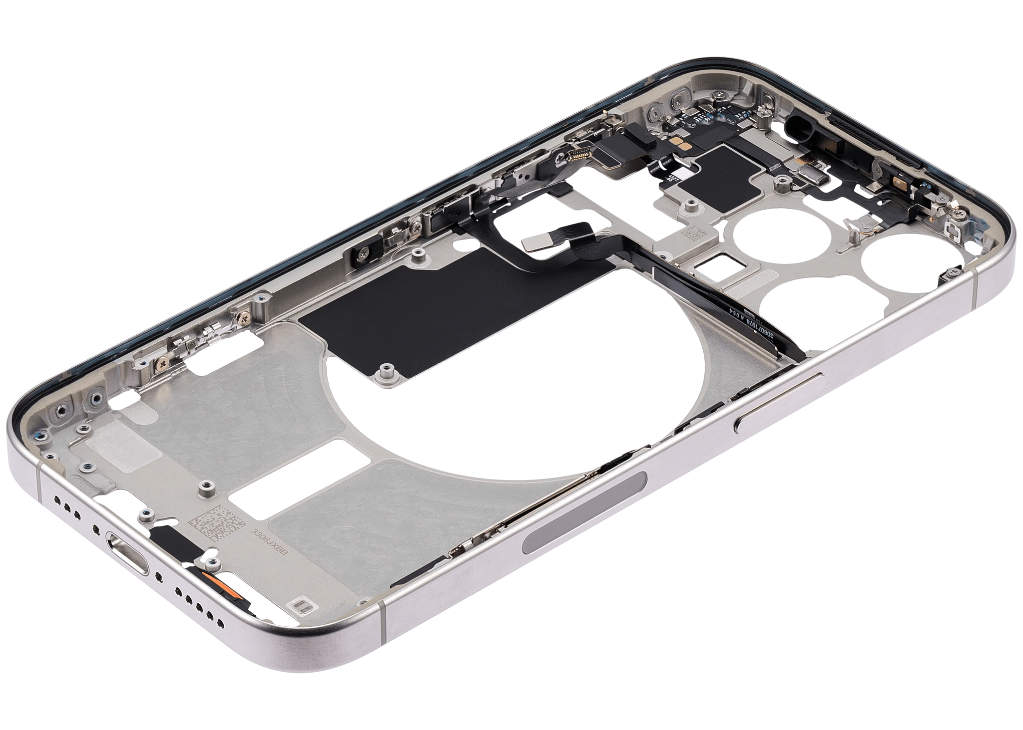 Mid-Frame Housing W/ Small Parts For iPhone 15 Pro (US Version) (Pull) (Natural Titanium)