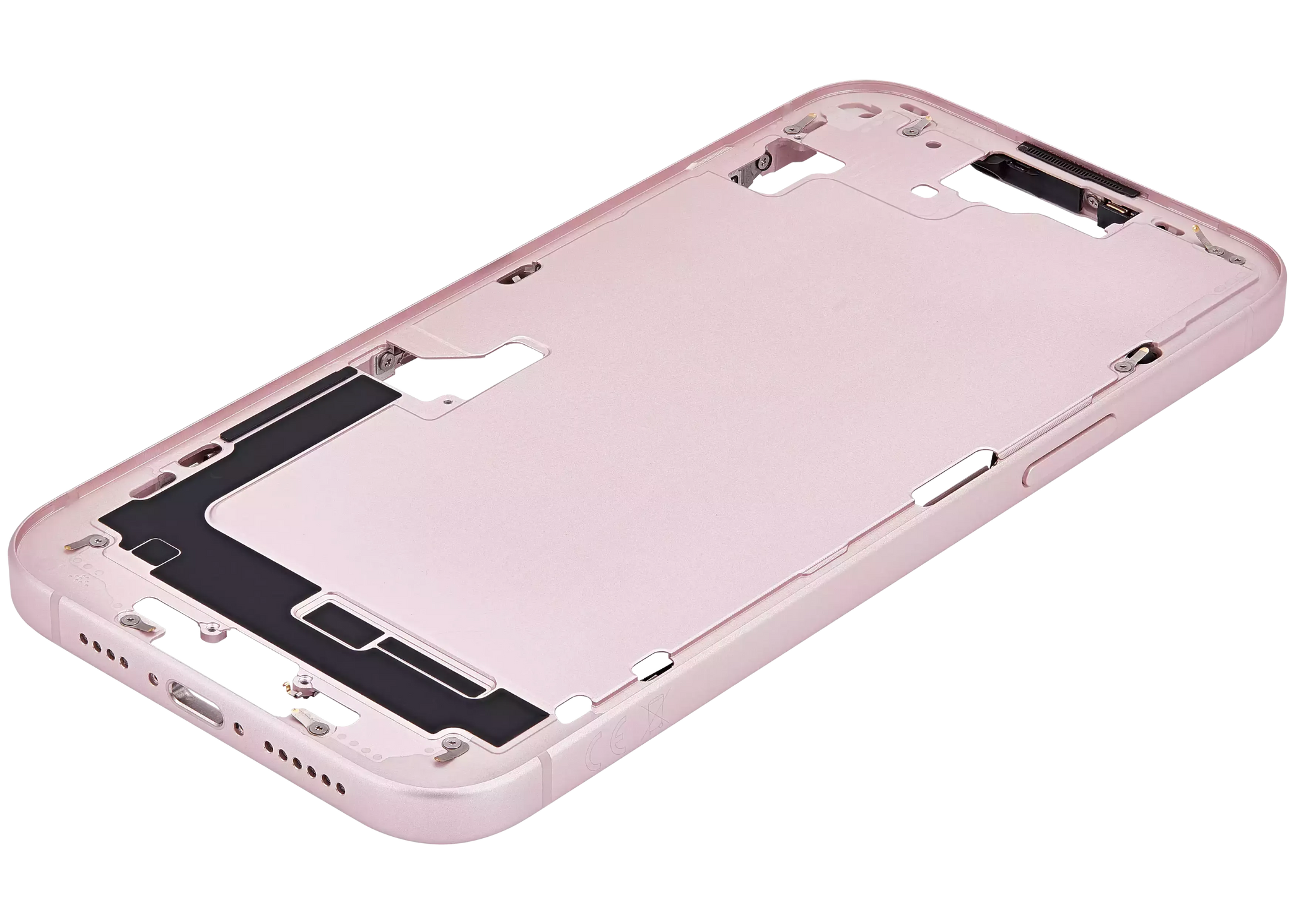 Mid-Frame Housing W/ Small Parts For iPhone 15 Plus (EU / Global Version) (Pull) (Pink)