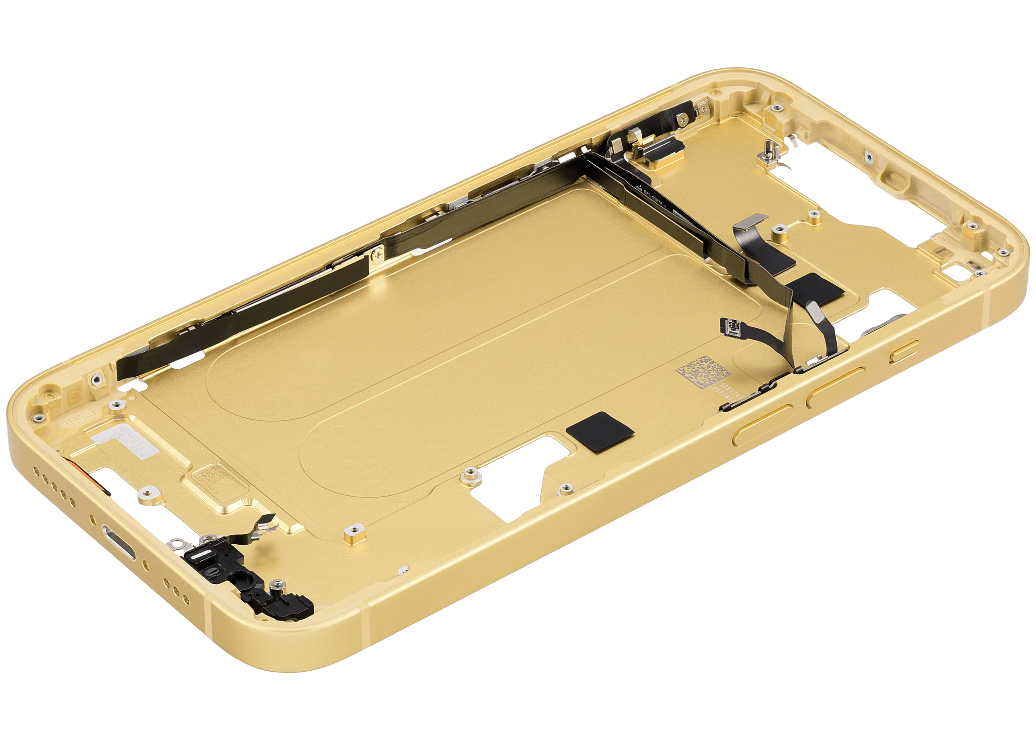 Mid-Frame Housing W/ Small Parts For iPhone 14 (US Version) (Pull) (Yellow)