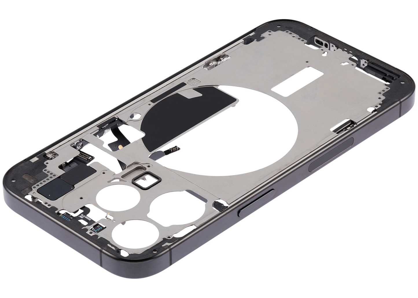 Mid-Frame Housing W/ Small Parts For iPhone 15 Pro (US Version) (Pull) (Black Titanium)