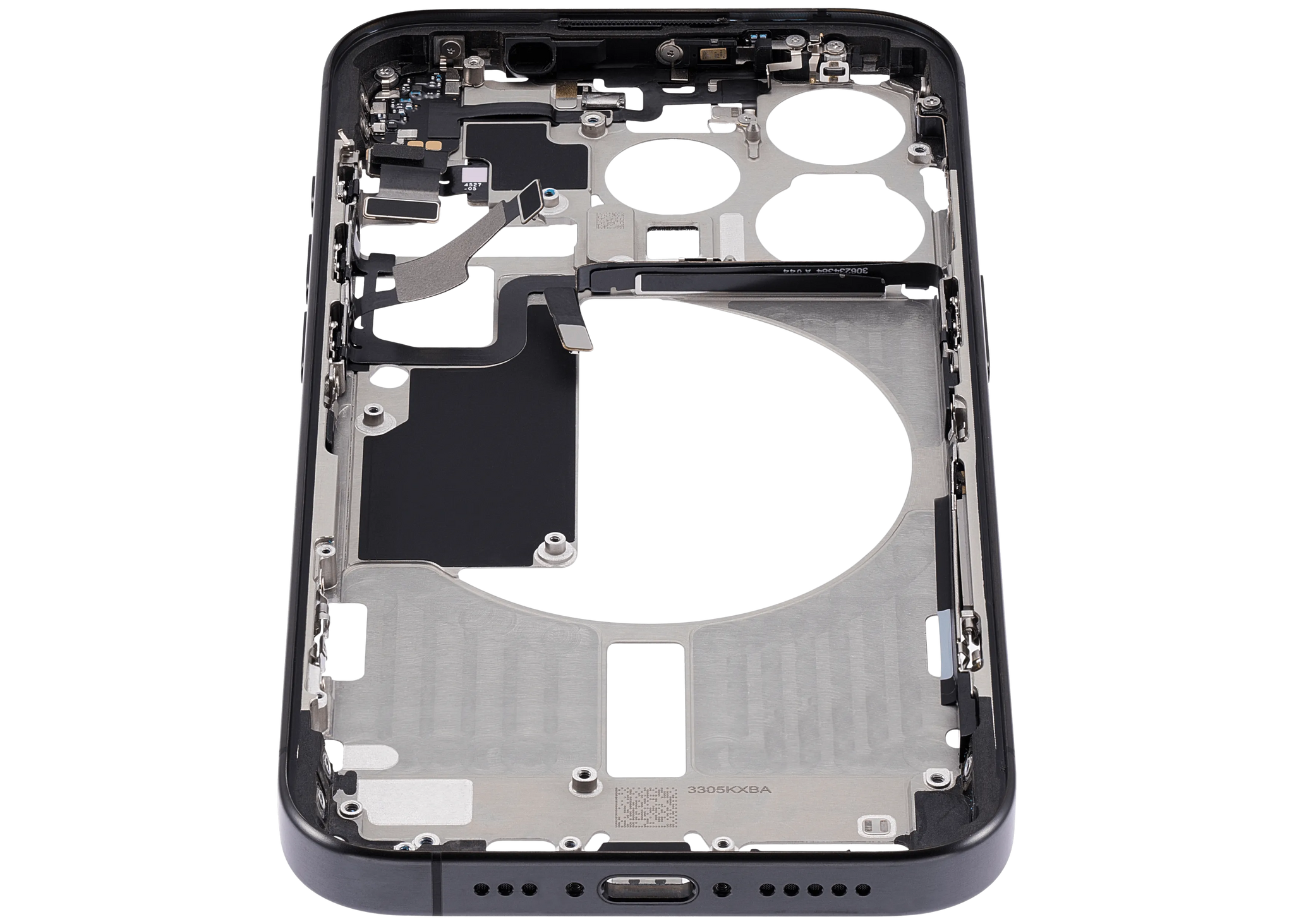 Mid-Frame Housing W/ Small Parts For iPhone 15 Pro (US Version) (Pull) (Black Titanium)