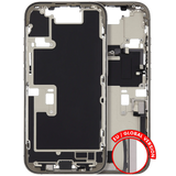 Mid-Frame Housing W/ Charging Port Flex & Small Parts For iPhone 16 Pro (EU / Global Version) (Pull) (Natural Titanium)