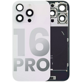 Back Glass w/ MagSafe Magnet & NFC & Flashlight Flex For iPhone 16 Pro (Pull) (White Titanium)