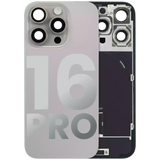 Back Glass w/ MagSafe Magnet & NFC & Flashlight Flex For iPhone 16 Pro (Pull) (Natural Titanium)