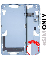 Mid-Frame Housing W/ Small Parts For iPhone 14 Plus (US Version) (Pull) (Blue)