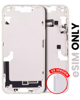 Mid-Frame Housing W/ Small Parts For iPhone 14 Plus (US Version) (Pull) (Starlight)