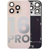 Back Glass w/ MagSafe Magnet & NFC & Flashlight Flex For iPhone 16 Pro (Pull) (Desert Titanium)