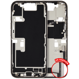 Mid-Frame Housing W/ Charging Port Flex & Small Parts For iPhone 16 Pro (US Version) (Pull) (Natural Titanium)