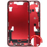 Mid-Frame Housing W/ Charging Port Flex & Small Parts For iPhone 14 (EU / Global Version) (Pull) (Red)