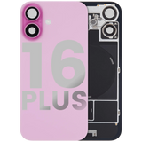 Back Glass w/ MagSafe Magnet & NFC & Flashlight Flex For iPhone 16 Plus (Pull) (Pink)