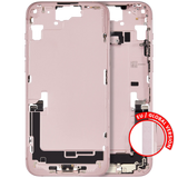 Mid-Frame Housing W/ Charging Port Flex & Small Parts For iPhone 15 Plus (EU / Global Version) (Pull) (Pink)