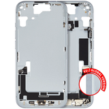 Mid-Frame Housing W/ Charging Port Flex & Small Parts For iPhone 15 (EU / Global Version) (Pull) (Blue)