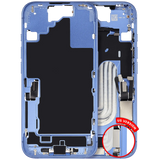 Mid-Frame Housing W/ Charging Port Flex & Small Parts For iPhone 16 (EU / Global Version) (Pull) (Ultramarine)