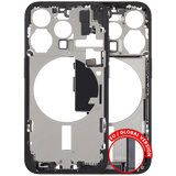Mid-Frame Housing W/ Charging Port Flex & Small Parts For iPhone 15 Pro (EU / Global Version) (Pull) (Black Titanium)