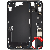 Mid-Frame Housing W/ Charging Port Flex & Small Parts For iPhone 15 Plus (US Version) (Pull) (Black)