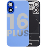 Back Glass w/ MagSafe Magnet & NFC & Flashlight Flex For iPhone 16 Plus (Pull) (Ultramarine)