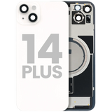 Back Glass w/ MagSafe Magnet For iPhone 14 Plus (Pull) (Starlight)