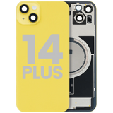 Back Glass w/ MagSafe Magnet For iPhone 14 Plus (Pull) (Yellow)