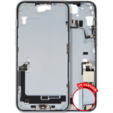 Mid-Frame Housing W/ Charging Port Flex & Small Parts For iPhone 15 Plus (US Version) (Pull) (Blue)